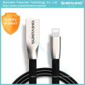 Zinc Alloy USB Data Cable Fast Charging Cable for iPhone